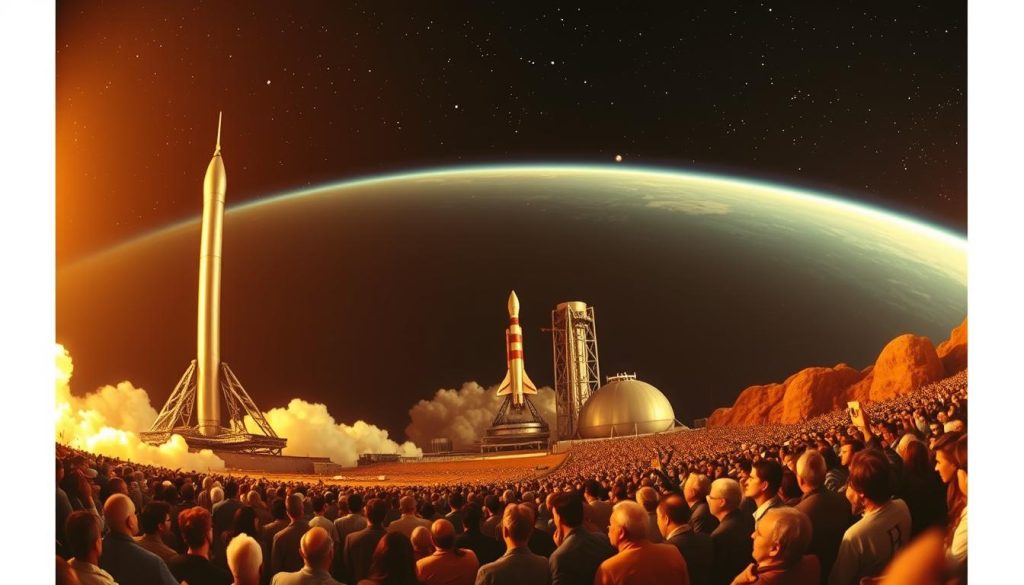 Space Race Historical Milestone